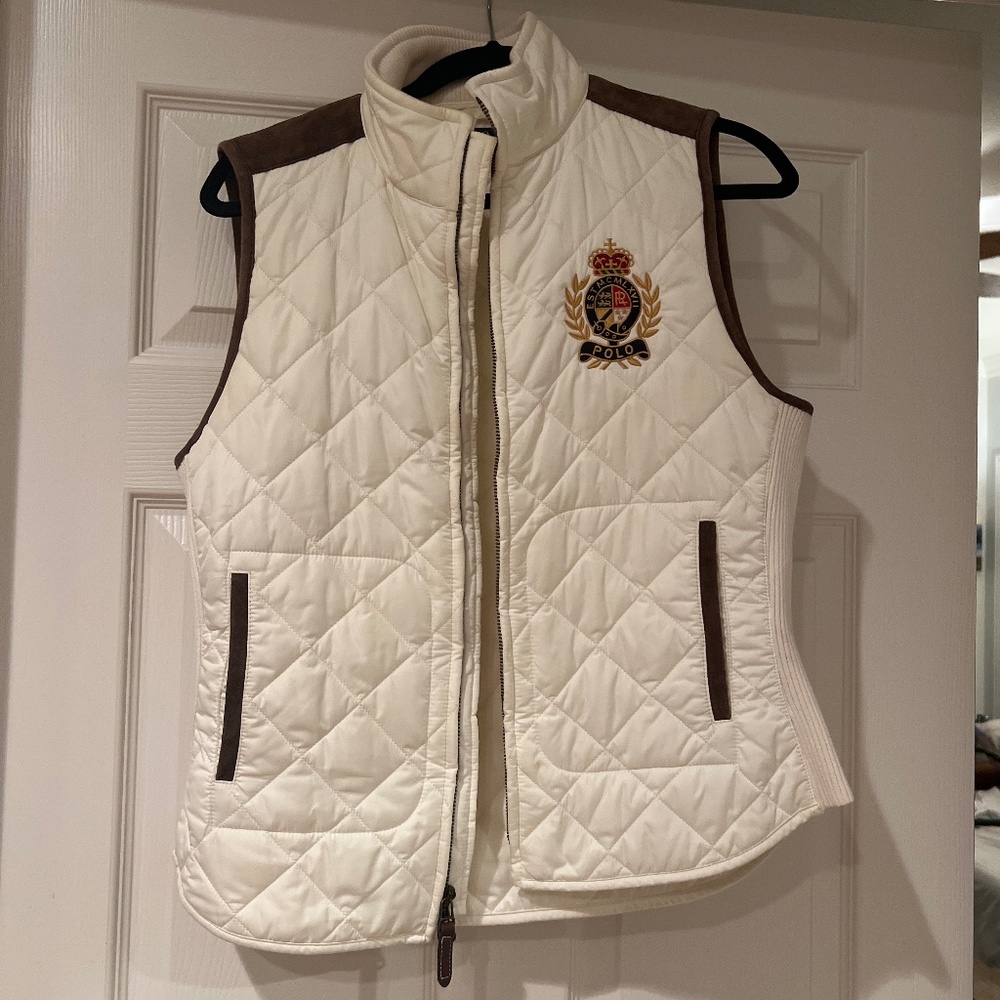 Ralph Lauren - white vest - M